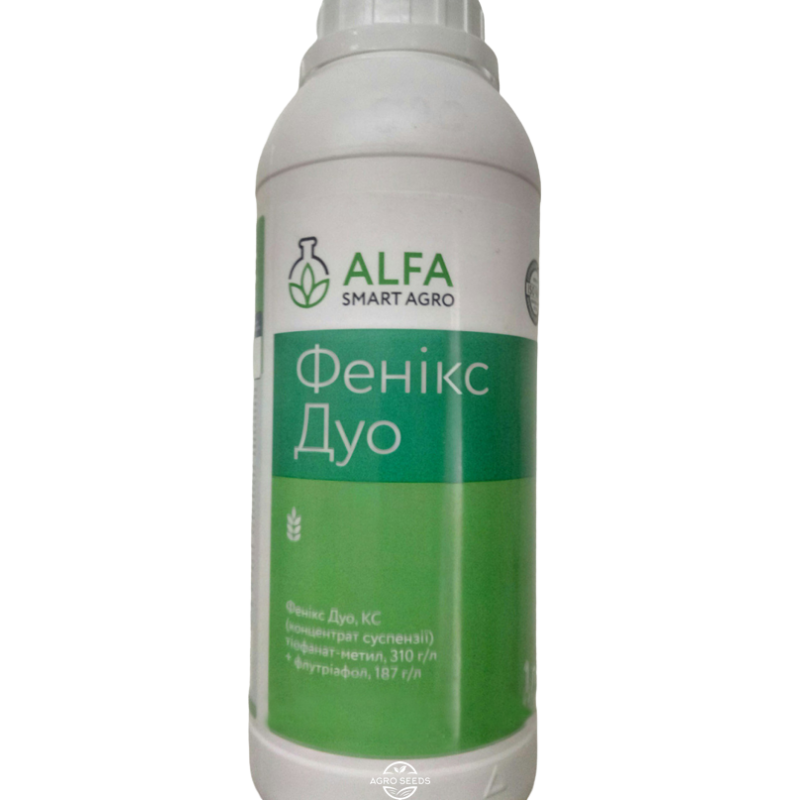 Фунгіцид ФЕНІКС ДУО (д.р.:Флутриафол+тіофанат-метил),  тара - 1л. ALFA Smart Agro - ALFA SMART AGRO