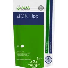 Фунгіцид ДОК ПРО (д.р.:Цимоксаніл+міклобутаніл), тара - 1кг. ALFA Smart Agro